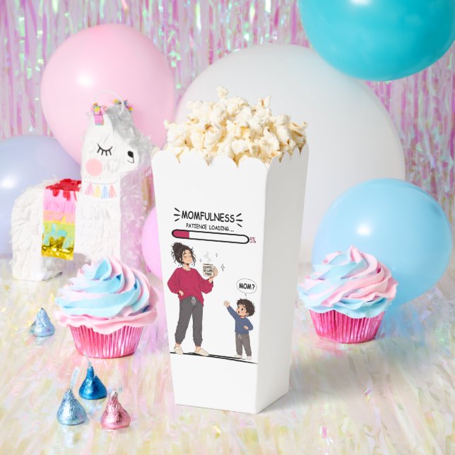 Momfulness Patience Loading 5% Funny Mum Design Favour Box (Party)