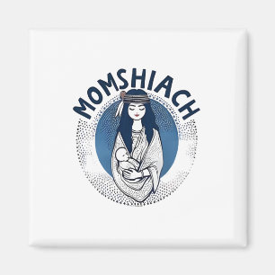 Momhiach Jewish Hanukkah 2025 Mum Jew  Magnet