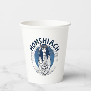 Momhiach Jewish Hanukkah 2025 Mum Jew  Paper Cups