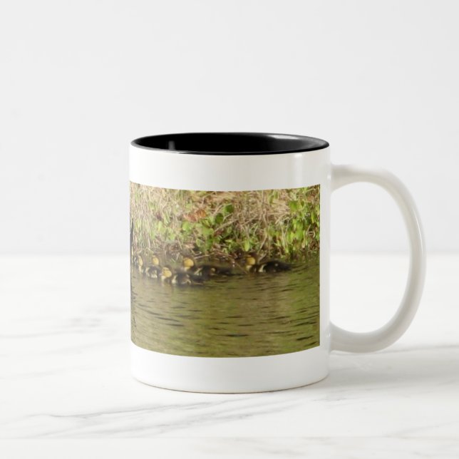 Momma and Baby Ducks Mug (Right)