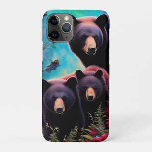 Momma Bear and cubs Case-Mate iPhone Case