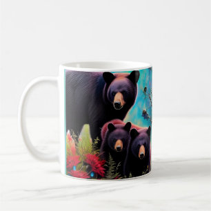 Momma Bear and cubs Coffee Mug