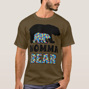 Momma Bear Autism Awareness  T-Shirt