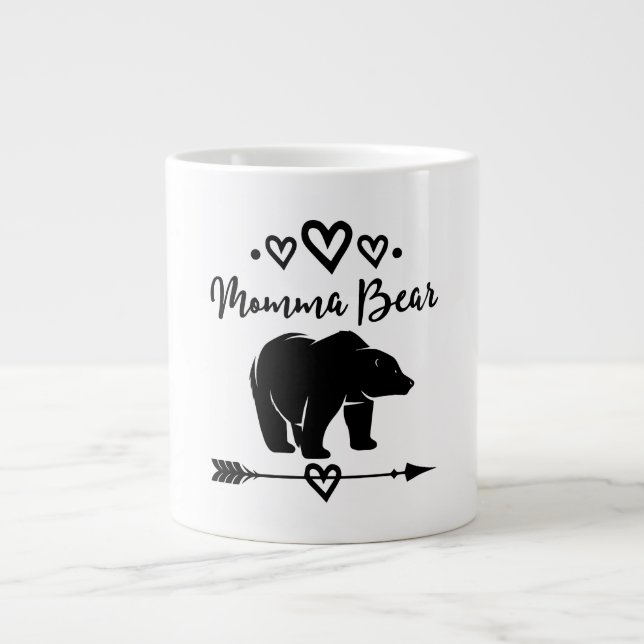 Momma Bear Large Coffee Mug (Front)