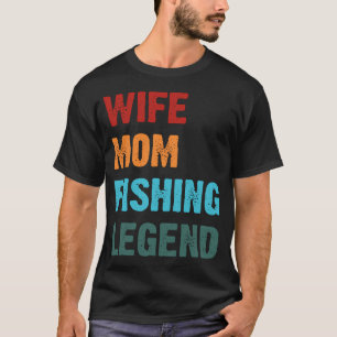 Momma Fishing Graphic T-Shirt