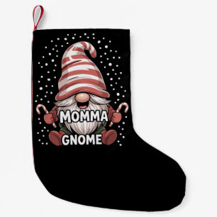 Momma Gnome Christmas Pajama Matching Family Group Small Christmas Stocking