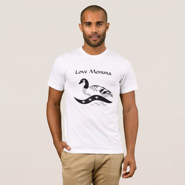 Momma Goose Swimming T-Shirt (Front Full)