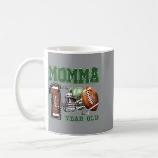 Momma Of The 1 Year Old Football Lover 1st Coffee Mug