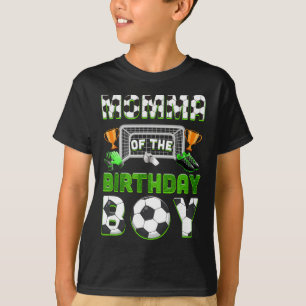 Momma Of The Birthday Boy Soccer Family Matching P T-Shirt
