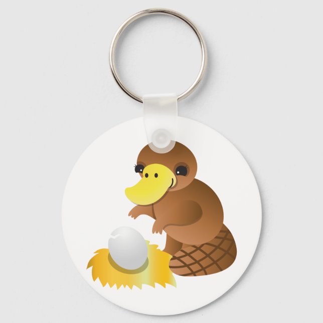 MOMMA platypus Key Ring (Front)