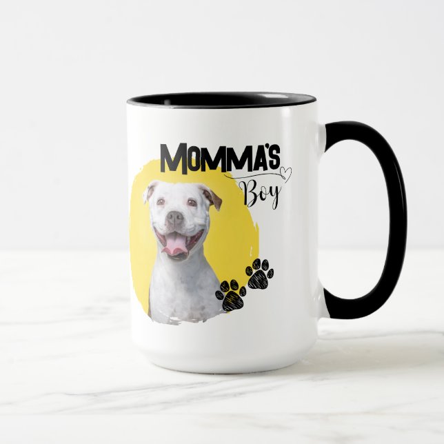 Momma's Boy Customisable Coffee Mug (Right)