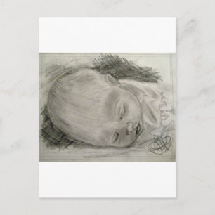 Mommas heartbeat postcard