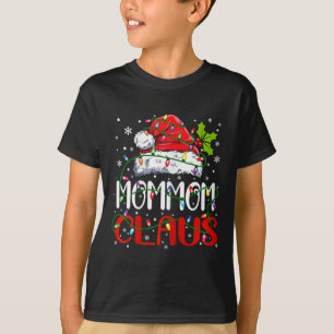 Mommom Claus Christmas Santa Matching Family Xmas T-Shirt
