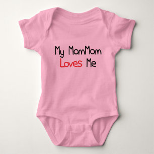 MomMom Loves Me Baby Bodysuit