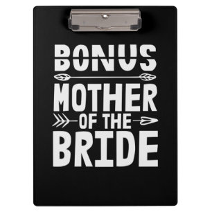 Mommy Art Mother Of The Bride Clipboard
