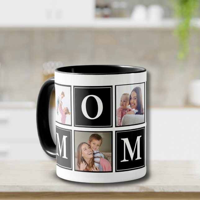 Mommy Collage Script 5 Photos for Mom Mug (Creator Uploaded)