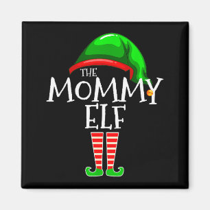 Mommy Elf Family Matching Group Christmas Mom  Magnet