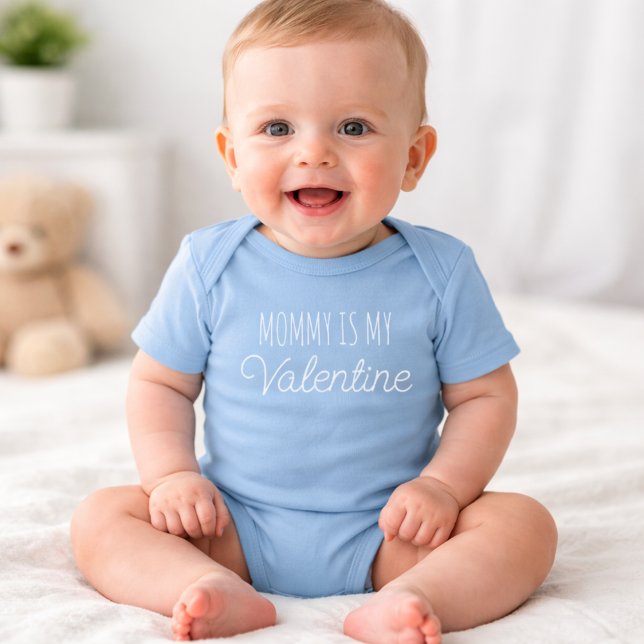 Mommy is my Valentine Baby Bodysuit (Creator Uploaded)