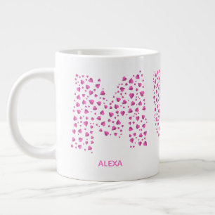 Mommy Modern Kids name  Mom  Large Coffee Mug