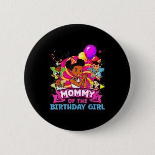 Mommy Of Birthday Girl Gracie Nk Doll Family Decor 6 Cm Round Badge