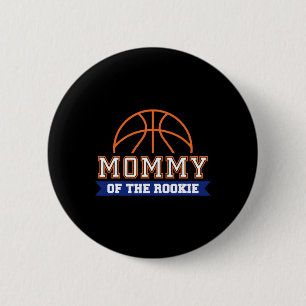 Mommy Of Rookie 1st Birthday Sketll Theme Matching 6 Cm Round Badge