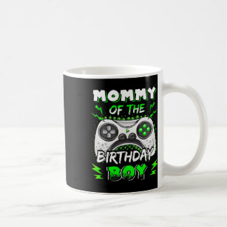 Mommy Of The Birthday Boy Decorations Video Gamer Coffee Mug