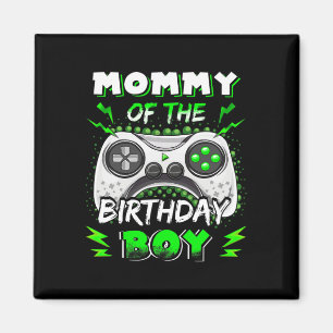 Mommy Of The Birthday Boy Decorations Video Gamer  Magnet