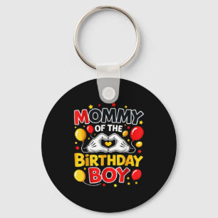 Mommy Of The Birthday Boy Family Party Birthday  Key Ring