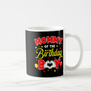 Mommy Of The Birthday Boy Matching Mom Son Family Coffee Mug
