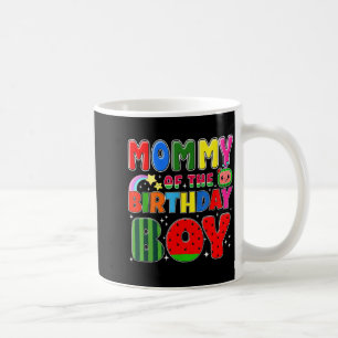 Mommy Of The Birthday Boy Melon Family Matching Fu Coffee Mug
