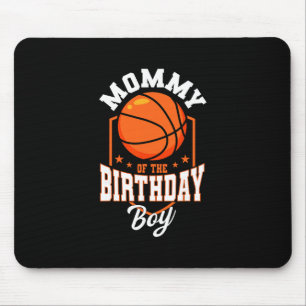 Mommy Of The Birthday Boy Sketll Theme Bday Party Mouse Pad