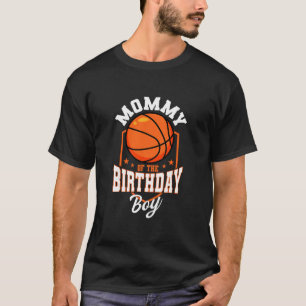 Mommy Of The Birthday Boy Sketll Theme Bday Party  T-Shirt