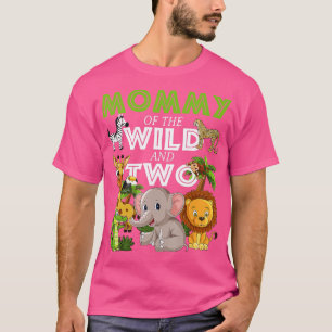 Mommy of the Wild Two Zoo Birthday Safari Jungle A T-Shirt
