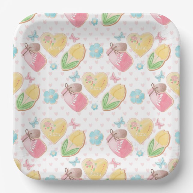 Mommy Paper Plates (Front)