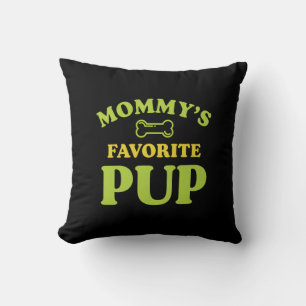  Mommy’s Favorite Pup Dog Mom Decor Cushion