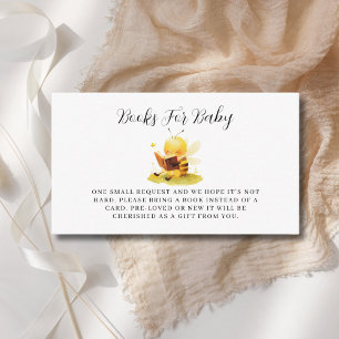 Mommy To Bee Books For Baby Shower  Enclosure Card