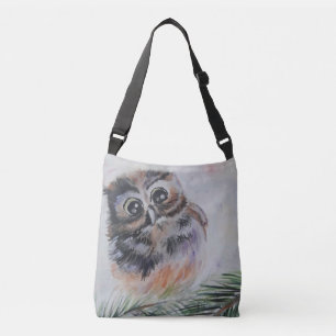 Mommy... - Watercolor Painting Crossbody Bag