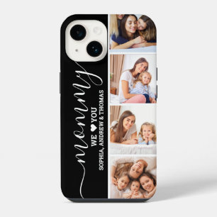 Mommy we love you Photo collage Children Gift mo iPhone 14 Case