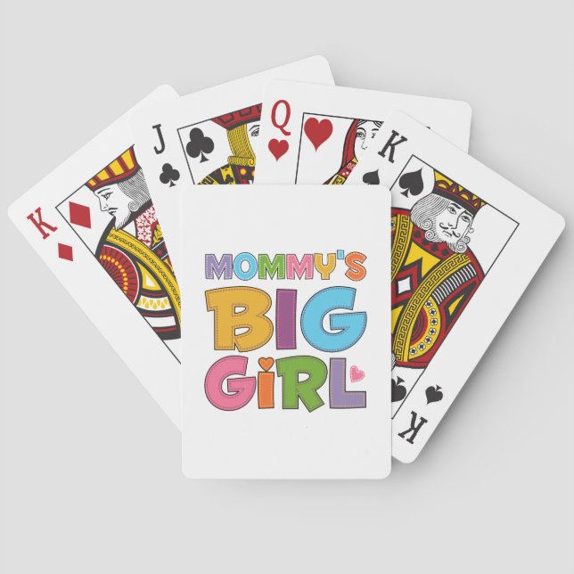 Mommys Big Girl Playing Cards (Back)