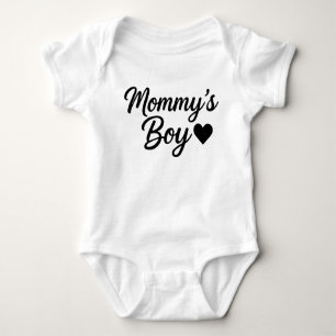 Mommy's Boy Baby Bodysuit - Adorable Infant 