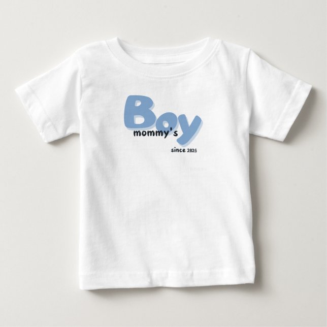 Mommy's boy baby T-Shirt (Front)