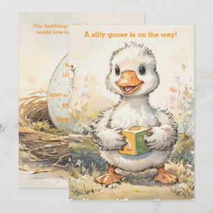 Mommy's Goose Bump Baby Shower Invitation