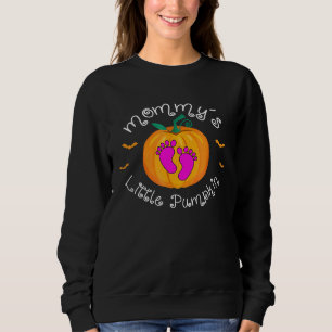 Mommy's Lil Pumpkin Baby Girl Gender Reveal Hallow Sweatshirt
