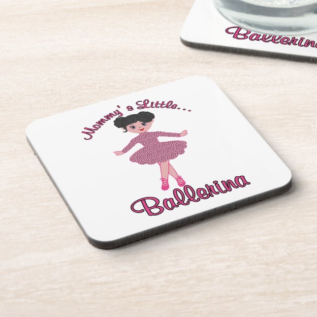 Mommys Little Ballerina Coaster (Left Side)
