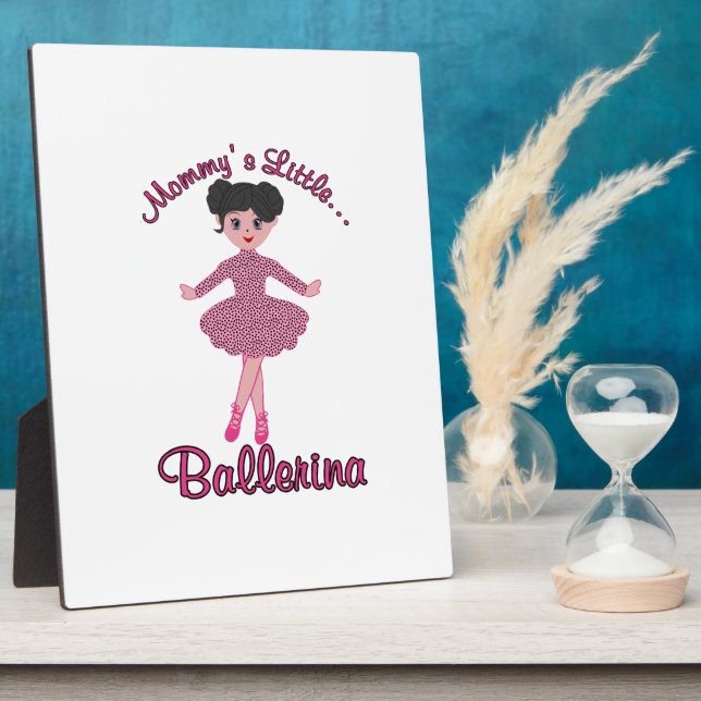 Mommys Little Ballerina Plaque (Side)