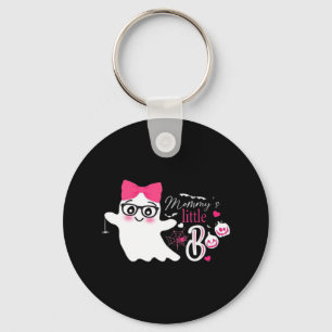 Mommys Little Boo Halloween Classic Design Key Ring