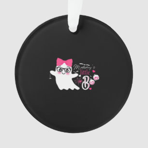 Mommys Little Boo Halloween Classic Design Ornament