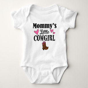 MOMMY'S LITTLE COWGIRLBodysuit Baby Bodysuit