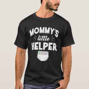 Mommys Little Helper Diaper Boy Girl Baby T-Shirt