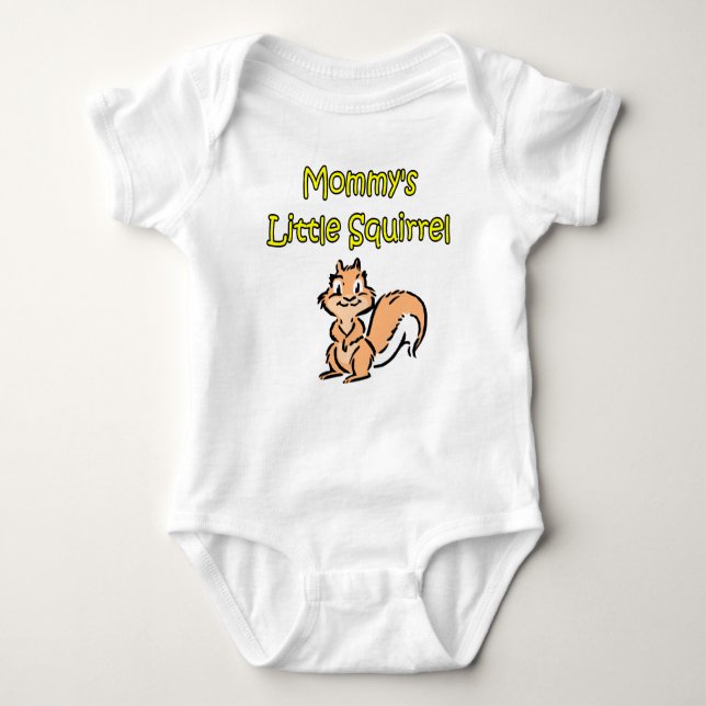 MOMMY'S LITTLE SQUIRREL BABY BODYSUIT (Front)